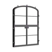 Air 4 mini arch Dutch doors with steel grid pattern