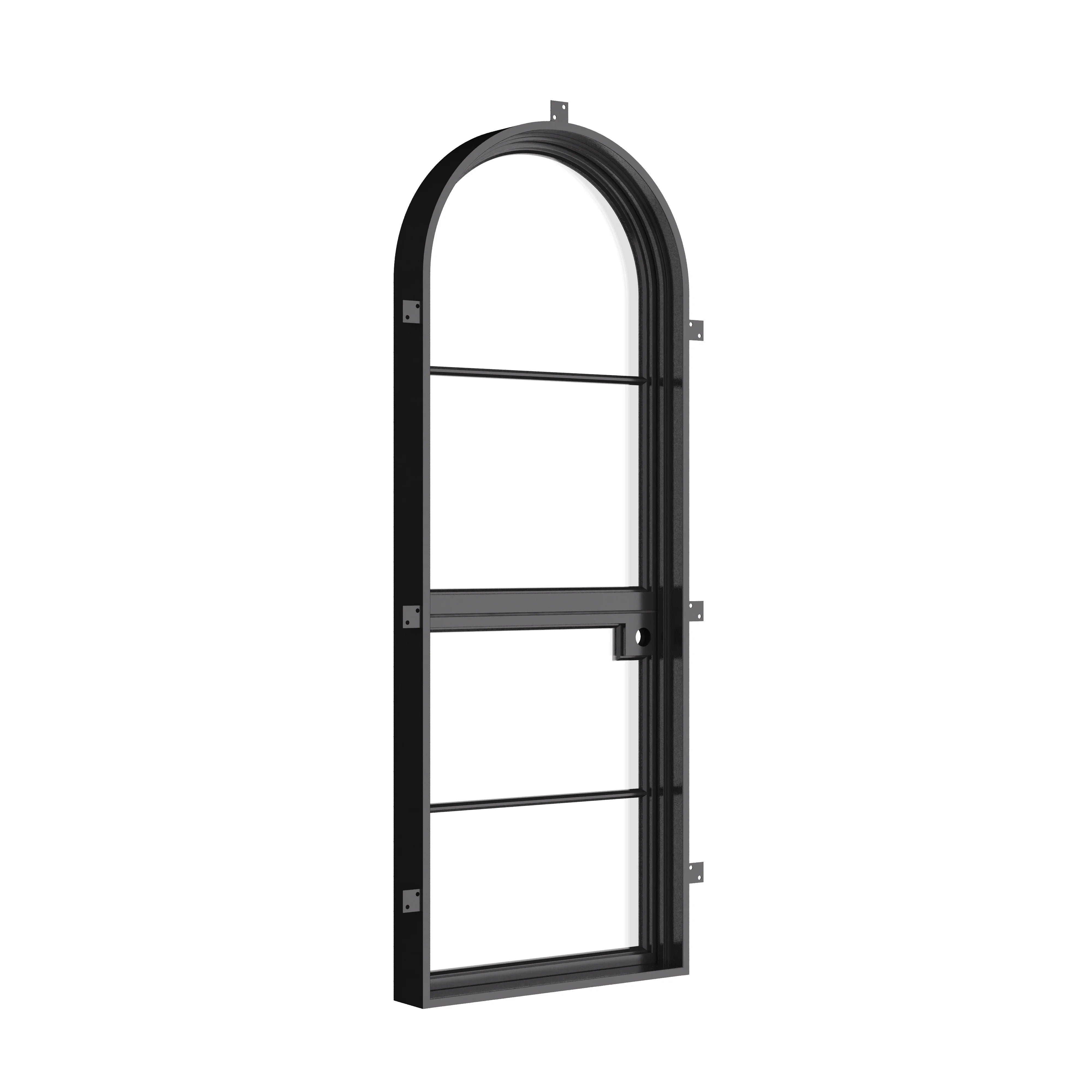 Air 4 architectural Dutch door with curved top and slim frame