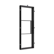 Air 4 flat single steel entry door, strong frame and modern minimalist style