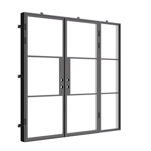 Air 4 with Thermal Break and Right Side Window - Double Flat | Standard Sizes
