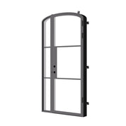 Air 4 single mini arch architectural door with left sidelight, galvanized steel build