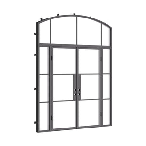 Air 4 with Side Windows and Arch Top Window - Double Flat | Standard Sizes