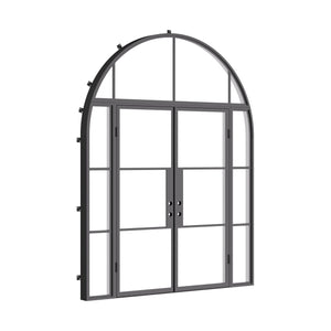 Air 4 with Side Windows and Full Arch Top Window - Double Flat | Standard Sizes