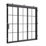 architectural bi fold entry with energy efficient steel