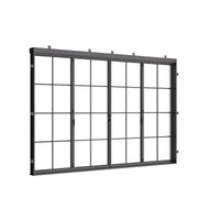 Air 5 - Center Split Bi-Fold | Standard Sizes by Pinky’s Iron Doors — home doors, view 4