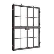 Architectural Air 5 Dutch double flat steel doors with welded construction