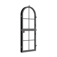 Air 5 Dutch with Thermal Break - Single Full Arch | Standard Sizes by Pinky’s Iron Doors — home doors, view 4