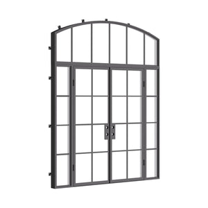 Air 5 with Side Windows and Arch Top Window - Double Flat | Standard Sizes