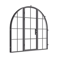 Air 5 with Side Windows - Single Full Arch | Standard Sizes by Pinky’s Iron Doors — home doors, view 4