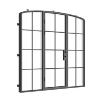 Air 5 with Side Windows - Single Mini Arch | Standard Sizes by Pinky’s Iron Doors — home doors, view 4