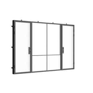 Air Grand - Dual Single with Middle Fixed Panel Flat | Standard Sizes