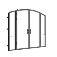 Air Grand with Side Windows - Double Arch by Pinky’s Iron Doors — home doors, view 4