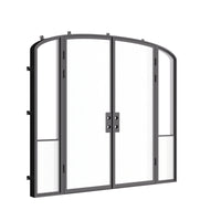 Air Grand with Side Windows - Double Mini Arch | Standard Sizes by Pinky’s Iron Doors — home doors, view 4