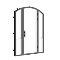 Air Grand with Side Windows - Single Arch | Standard Sizes by Pinky’s Iron Doors — home doors, view 4
