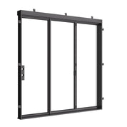 Architectural bi-fold steel doors for indoor–outdoor transitions.