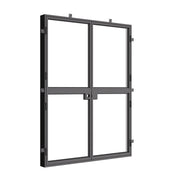 Cold-rolled double Dutch doors with clean lines.
