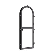 Dutch full arch cold-rolled steel door with U-factor values.