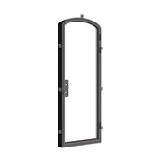 Mini arch cold-rolled steel door with U-factor performance.