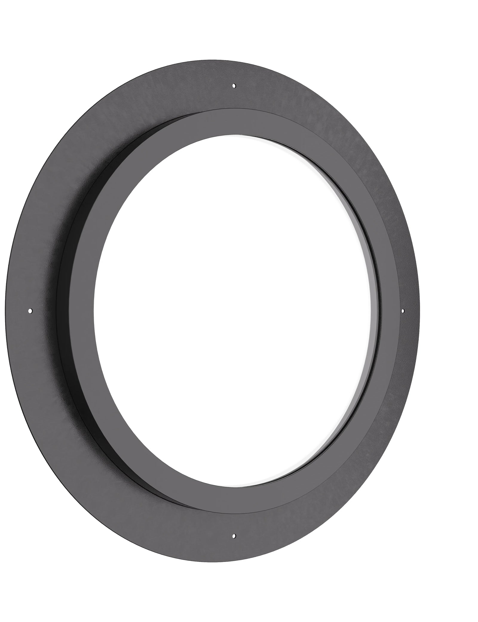 round steel window with thermal break and insulated glazing