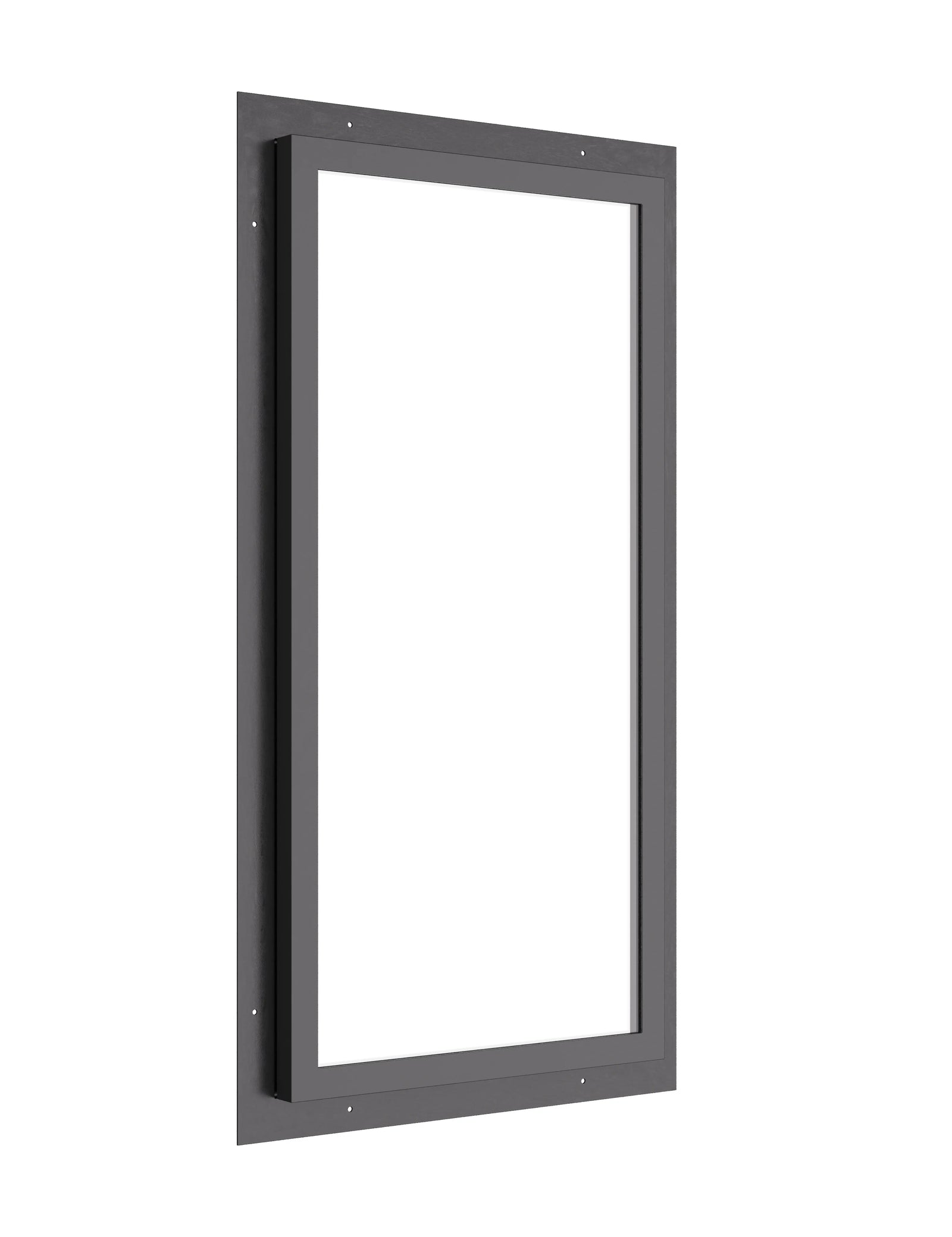vertical steel window with thermal break and insulated glazing