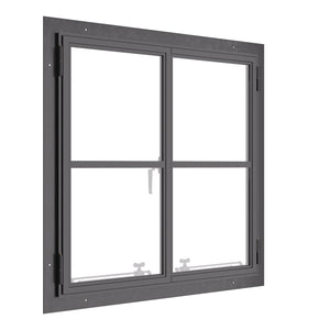Air Window 0V 1H with Thermal Break - Double Casement Square | Standard Sizes
