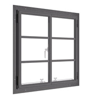 Air Window 0V 2H with Thermal Break - Double Casement Square