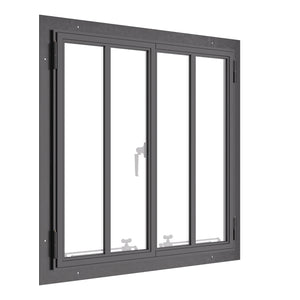 Air Window 1V 0H - Double Casement Square | Standard Sizes