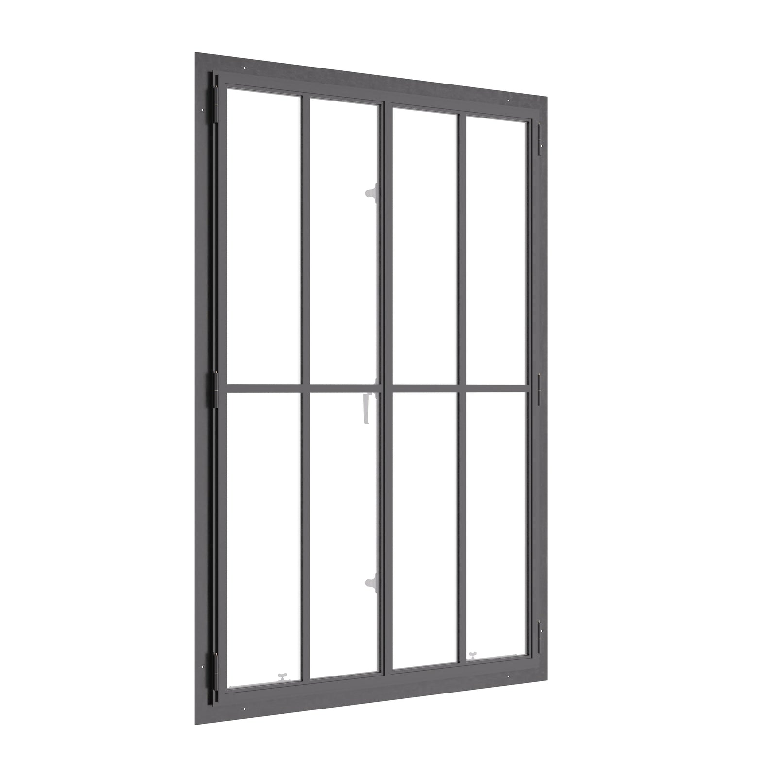 Pinkys Air Window, double, casement, portrait, closed