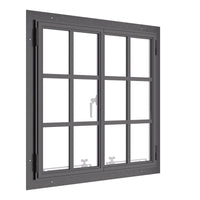 Air Window 1V 2H with Thermal Break - Double Casement Square | Standard Sizes