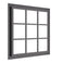 Air Window 2V 2H with Thermal Break - Fixed Square | Standard Sizes