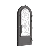 Beverly with Thermal Break - Single Full Arch | Standard Sizes by Pinky’s Iron Doors — home doors, view 4
