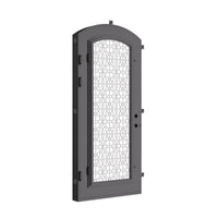 DNA' Door with Thermal Break - Single Arch by Pinky’s Iron Doors — home doors, view 3