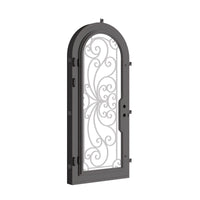 Miracle - Single Full Arch | Standard Sizes by Pinky’s Iron Doors — home doors, view 4