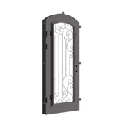 Paris arch top hinged door for cold climates.