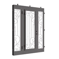 Paris with Thermal Break and Side Windows - Single Flat by Pinky’s Iron Doors — home doors, view 4