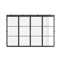 Air 4 - Center Split Bi-Fold | Standard Sizes by Pinky’s Iron Doors — home doors, view 5