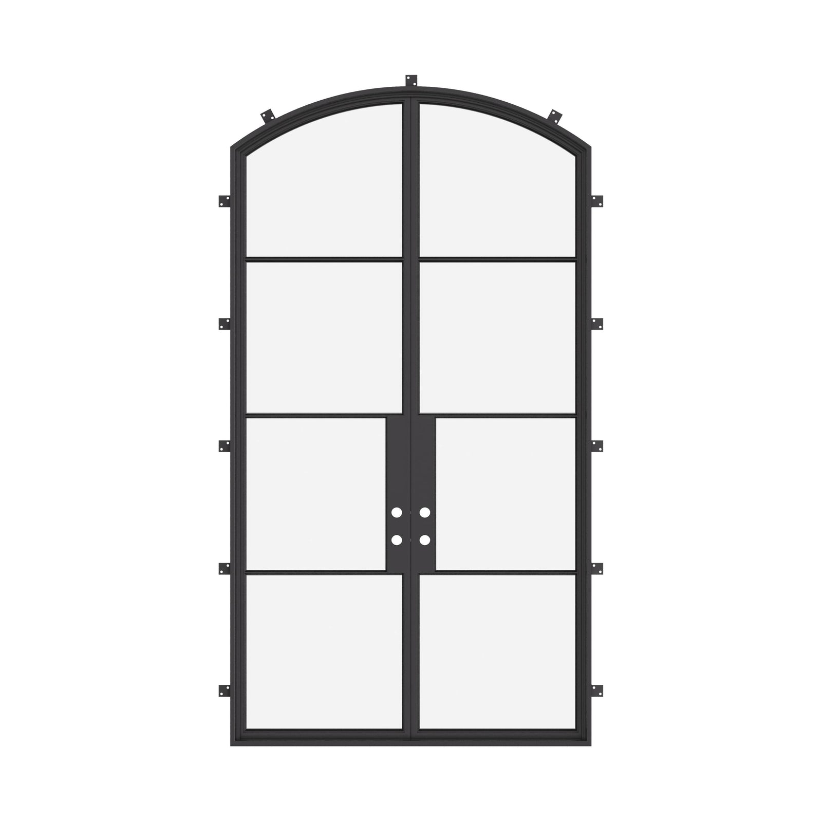 Pinkys Air 4 steel door, double, arch, closed