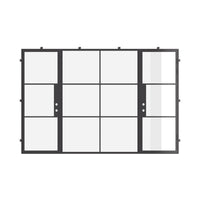 Air 4 - Dual Single with Middle Fixed Panel Flat | Standard Sizes