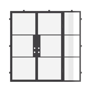 Air 4 with Thermal Break and Right Side Window - Double Flat | Standard Sizes