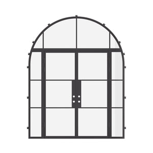 Air 4 with Side Windows and Full Arch Top Window - Double Flat | Standard Sizes