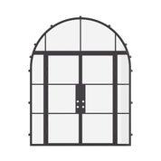 Air 4 made-to-order double doors with side windows and full arch transom