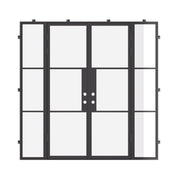 Air 4 double front doors with sidelights and durable automotive-finish coating