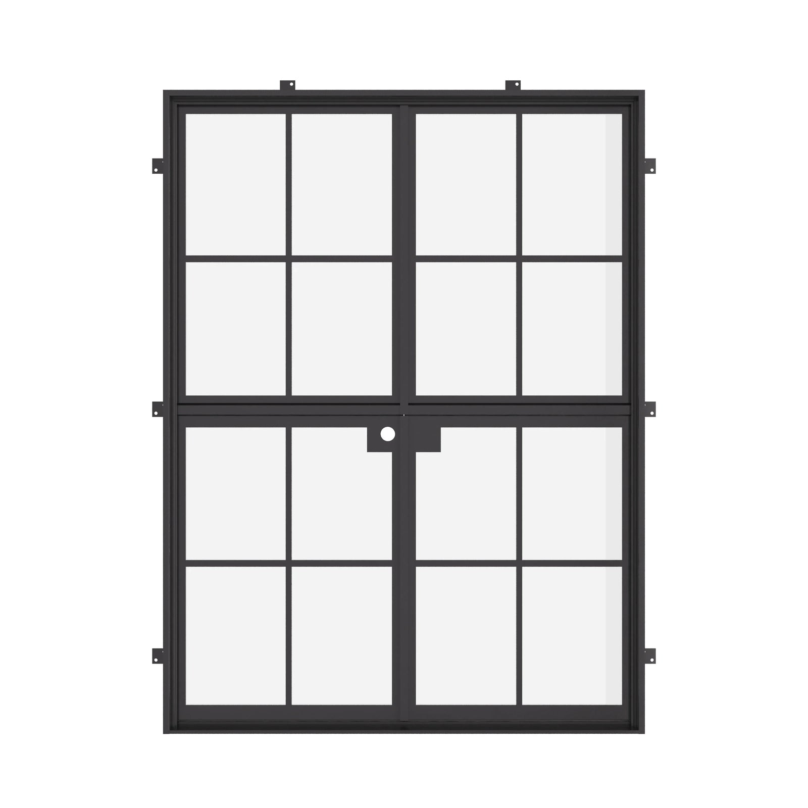 Pre-hung Air 5 Dutch double flat exterior doors, NFRC-rated glass
