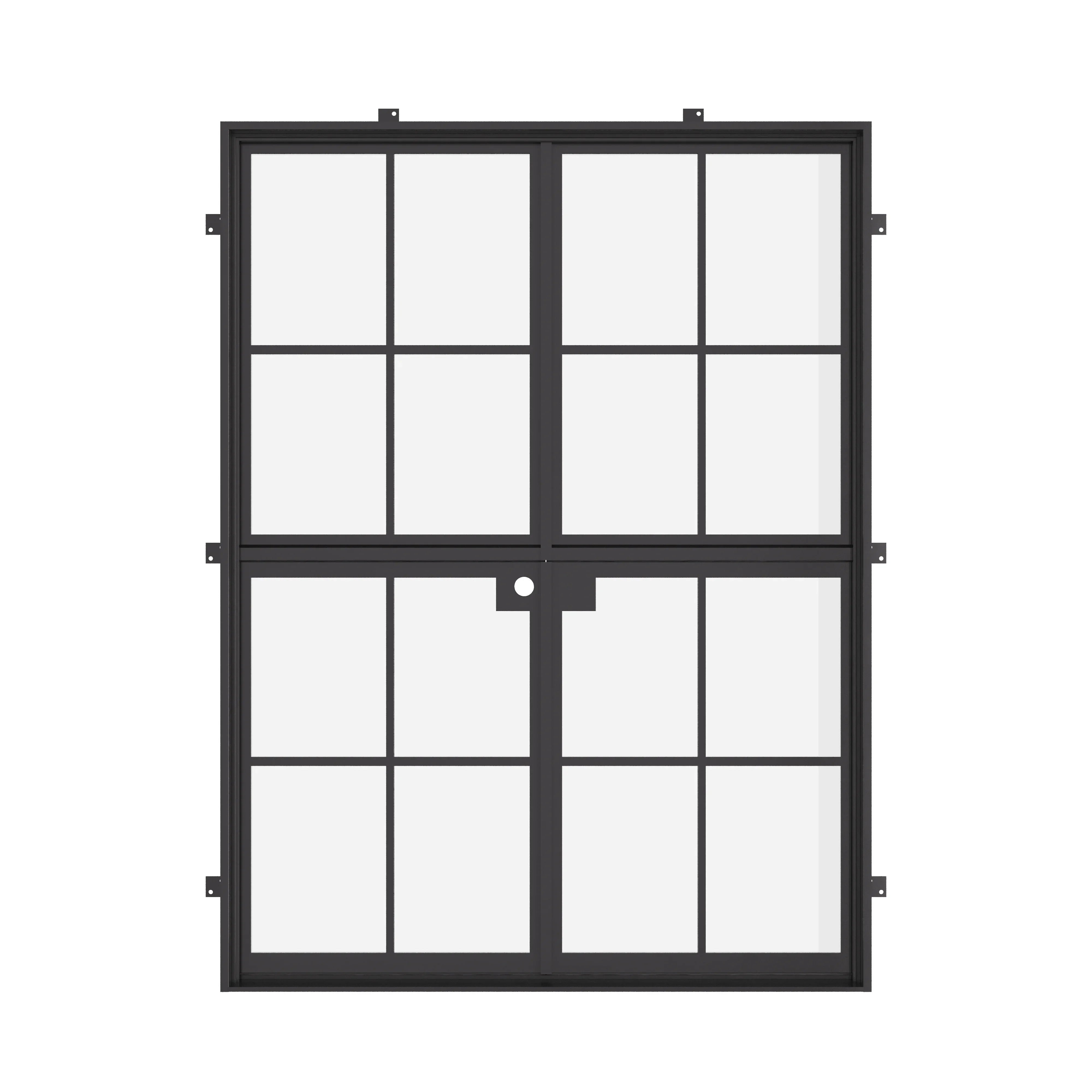 Pre-hung Air 5 Dutch double flat exterior doors, NFRC-rated glass