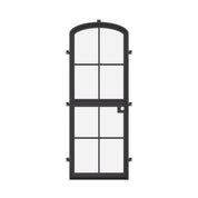 Air 5 Dutch single mini arch cold-rolled steel entry door with dual glass