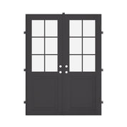 Air Getty double flat thermal break steel exterior doors with architectural thermal insulation