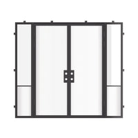 Air Grand with Side Windows - Double Flat | Standard Sizes by Pinky’s Iron Doors — home doors, view 5