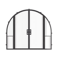 Air Grand with Side Windows - Double Full Arch | Standard Sizes by Pinky’s Iron Doors — home doors, view 5