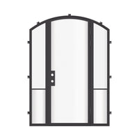 Air Grand with Side Windows - Single Arch | Standard Sizes by Pinky’s Iron Doors — home doors, view 5