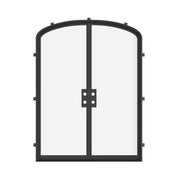 Double mini arch steel entry with SHGC performance.